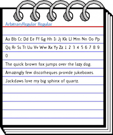 ArbitraryRegular Font