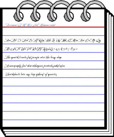 Arcana GMM Std Manuscript Font