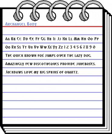 Archangel Body Font