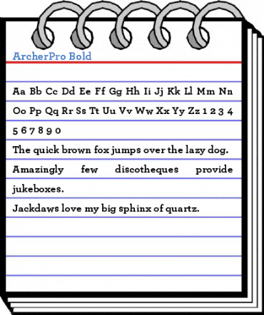 ArcherPro Bold Font