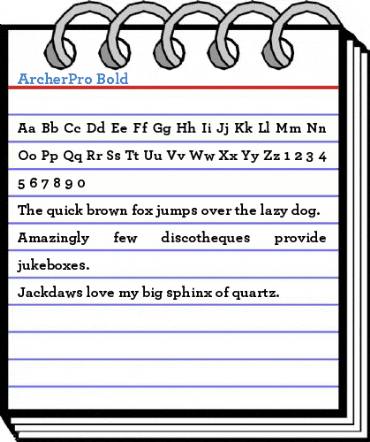 ArcherPro Bold Font