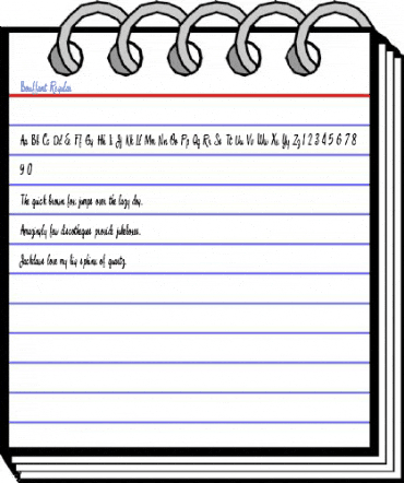 Bouffant Regular Font