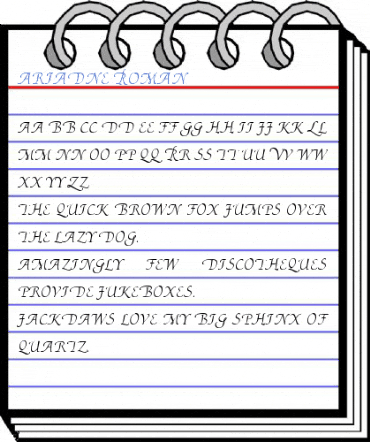 Ariadne Roman Font