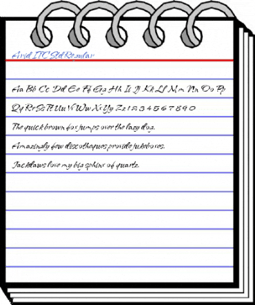 Arid ITC Std Regular Font