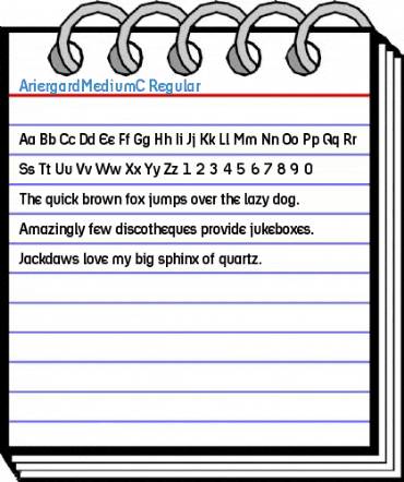 AriergardMediumC Regular Font