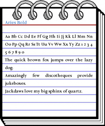 Aries Bold Font