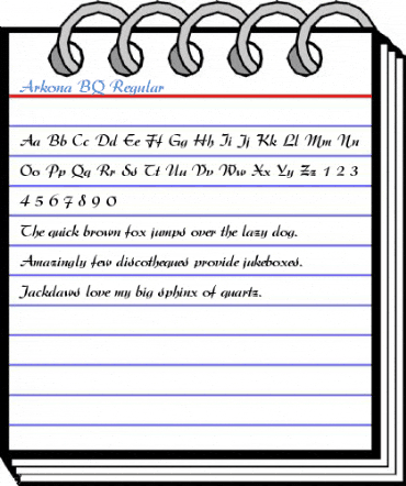 Arkona BQ Regular Font