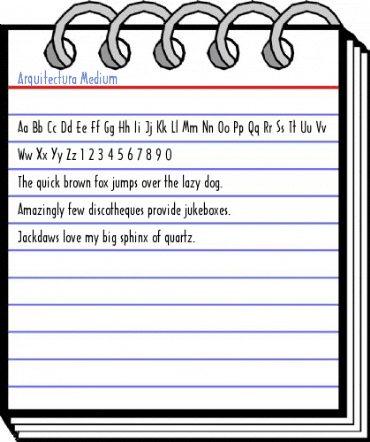 Arquitectura Medium Font