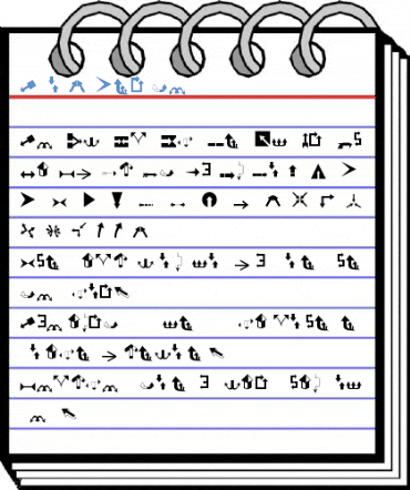 Arrows1 Regular Font