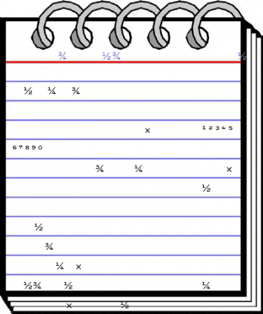 AspectFractions Regular Font