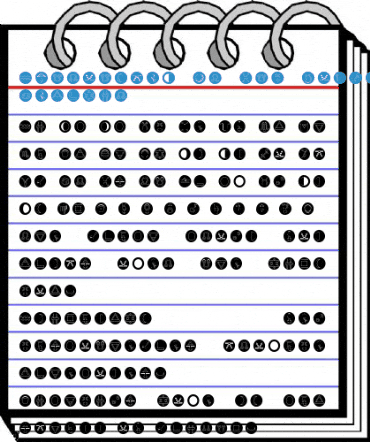 AstrotypeN LT Std DotOutline Regular Font