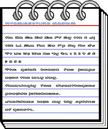 AtomicOutline Medium Font