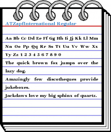 ATZapfInternational Regular Font