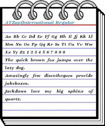 ATZapfInternational Regular Font