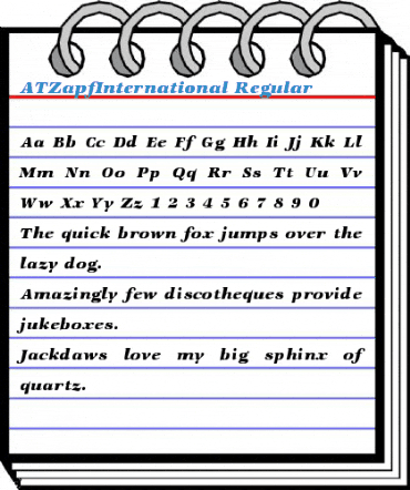 ATZapfInternational Regular Font