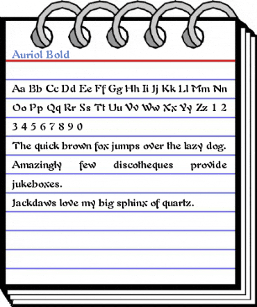 Auriol Bold Font