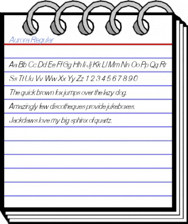 Aurora Regular Font