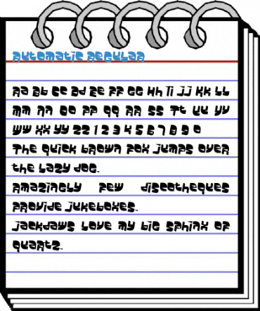 Automatic Regular Font
