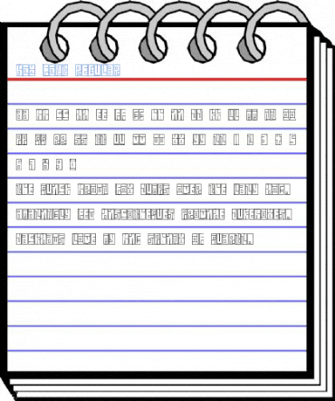 Box Font Regular Font