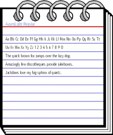 AyumiLight Regular Font