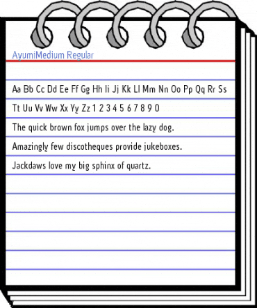 AyumiMedium Regular Font