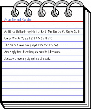 AyumiNormal Regular Font