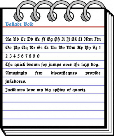 Ballade Bold Font