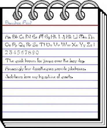 Bamboo Font Font