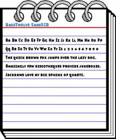 BaseTwelve SansSCB Font