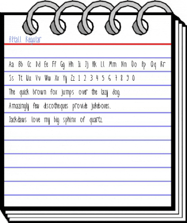 BPtall Regular Font