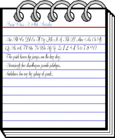 Basic Class A Stch Regular Font