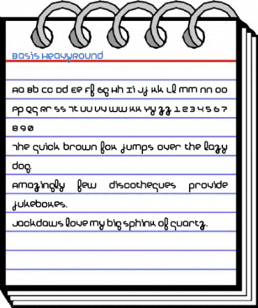 Basis HeavyRound Font