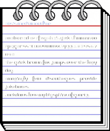 Basis MediumOutline Font