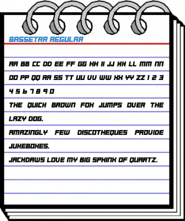 BassetRR Regular Font