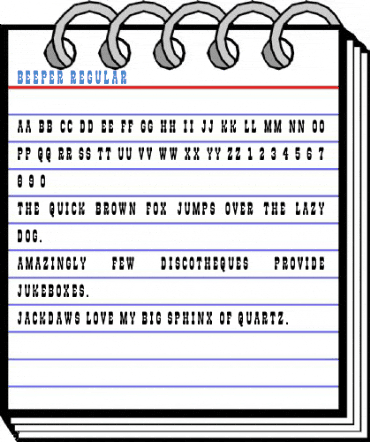Beeper Regular Font