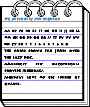 ITC Beesknees Std Regular Font