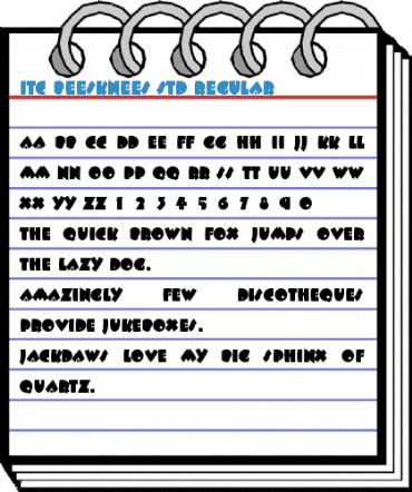 ITC Beesknees Std Regular Font