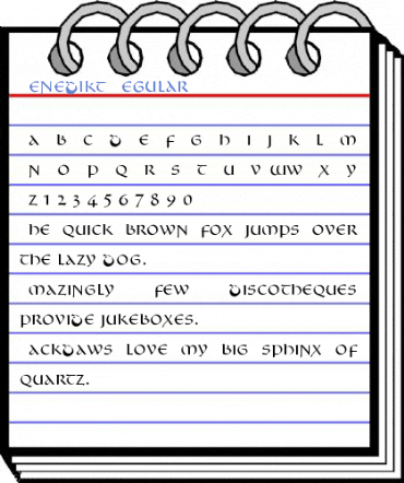 Benedikt Regular Font