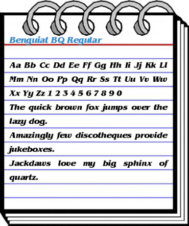 Benguiat BQ Regular Font