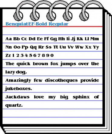 BenguiatEF-Bold Regular Font