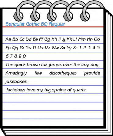 Benguiat Gothic BQ Regular Font