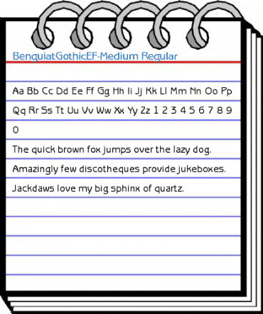 BenguiatGothicEF-Medium Regular Font