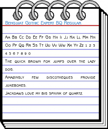 Benguiat Gothic Expert BQ Regular Font