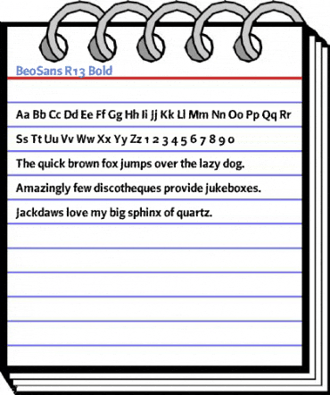 BeoSans R13 Bold Font