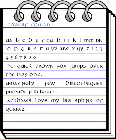 Beowulf Regular Font