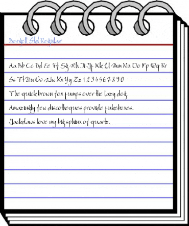 Bergell Std Regular Font