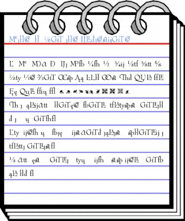 Bernhard Modern Extension Font