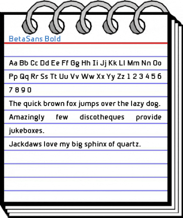 BetaSans Bold Font