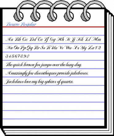 Beurre Regular Font