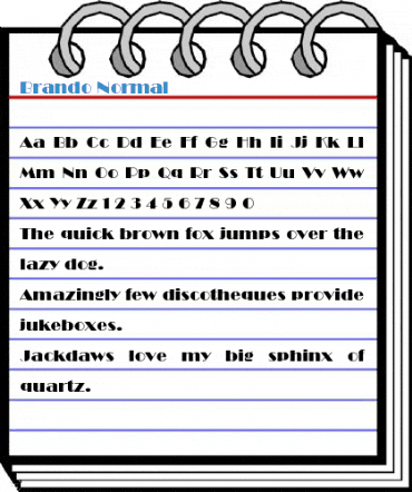 Brando Normal Font